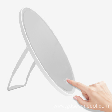 Oval Shape Portable LED Makeup Mirror